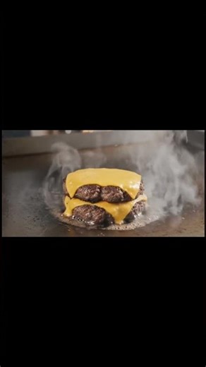 Satisfying Smashed Burger Bliss 🧀 #cooking #shorts