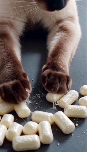 Siamese Cat Plays with Packing Peanuts 🐾 | Squeaky ASMR Texturescape #catasmr #asmr