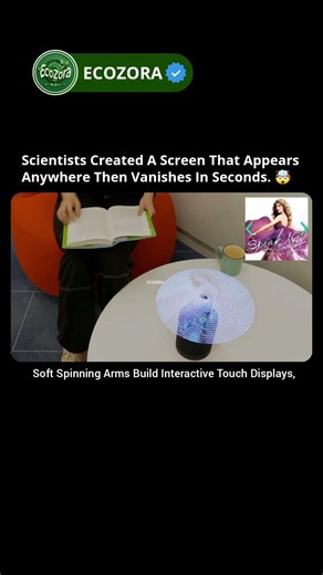 Scientists Built A Screen That Appears Only When Needed 🤯 #futuretech #technology #virel #shorts