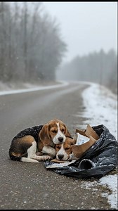 Puppies Left Freezing in a Muddy Puddle 😭😭 #dog #pet #puppy #fblifestyle | Rodney