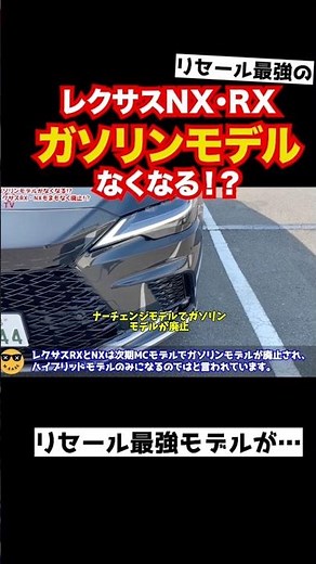 Lexus RX and NX with the Best Resale Value: Are Gasoline Models Being Discontinued!?