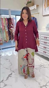 Maroon Top with Printed Stylish Pants | Free Delivery | COD | Upto 60% Off