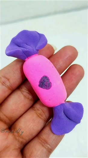 How to make a Candy with Clay🍬🍬#diy #candy #clayart #viralshort #shorts #trending #craft