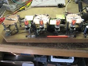 Electromechanical nixie clock