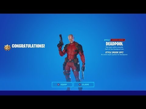 HOW TO ACTUALLY UNLOCK THE MASK OFF DEADPOOL STYLE IN FORTNITE (How To Get Unmasked Deadpool)