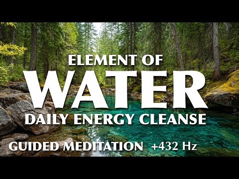 Daily Energy Cleansing Guided Meditation with Water Element | Emotional Release & Aura Purification
