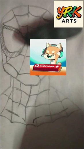 Day 43/365 “Web Shooter Hero 🕷️ Spider-Man Sketch” #shorts #viralshort #trending #popular