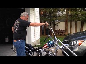 Captain America Harley Panhead