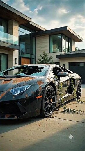 🚗🔥 Old Lamborghini Restored Like New! 😱 #Lamborghini #Restoration #shortvideo