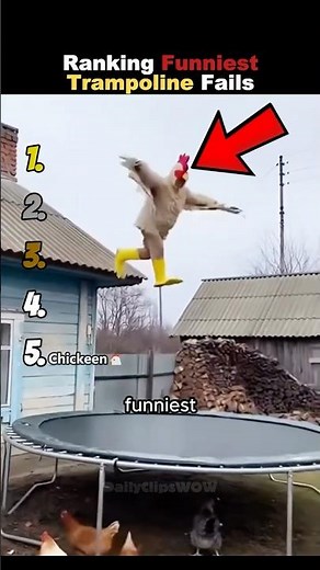 Ranking Top 5 Funniest Trampoline Fails 😂