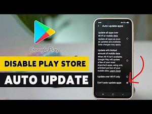 How To Disable Play Store Auto Update Over Mobile Data | Turn Off Auto App Updates On Android 2026