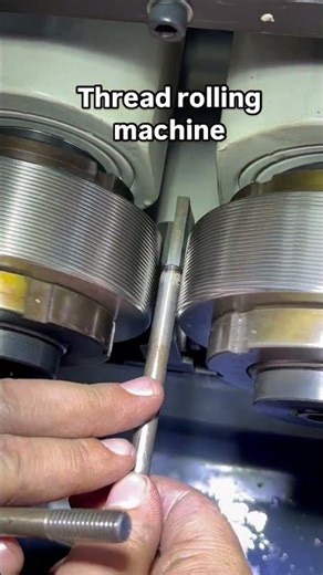 Thread rolling machine #knurling #screws#machine#cnc#foryou#factory#threadrollingdie
