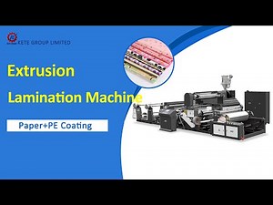 High Speed Extrusion Coating Laminating machine for Paper and PE