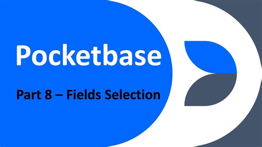 💥PocketBase（第8集）手把手教你使用字段选择与扩展🚀