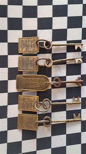 We're in the process of fully restocking our Brothel Keys! Jennifer has been busy drilling holes and attaching racey tags to skeleton keys for your (adult) pleasure. ;) Just a few more days, and you can continue to expand your keyring. There are 31 styles to choose from, or collect them all! One of the many curiosities found at Unity Collectibles 237 S. Main Pendleton, Oregon | Unity Collectibles