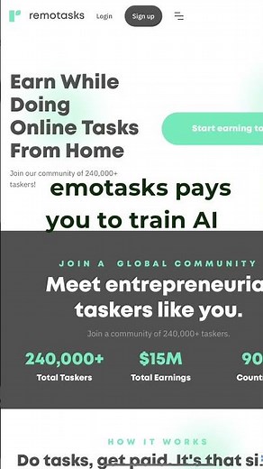 Work from Home with Remotask(100$/Hr) #aisidehustle #aitraining #finance #makemoneywithai #ai #money