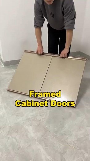 Cabinet e-door panel installation. #aleadhome #highendcustom #highendprojects #cabinet #cabinets #customkitchencabinets #balcony #cabinetdesign #interiordesign #kitchenrenovation #storagesolutions #furnituredesign #diy #love #art | Alead Kitchen & Wardrobe Custom