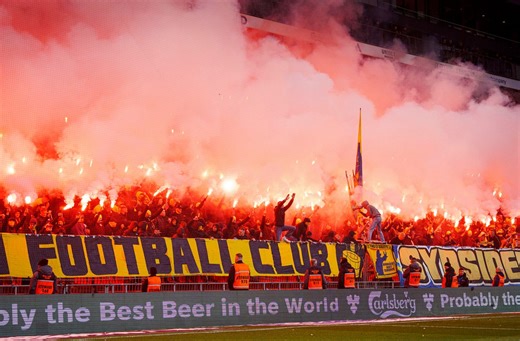 Brøndby vil diskutere lovlig pyroteknik