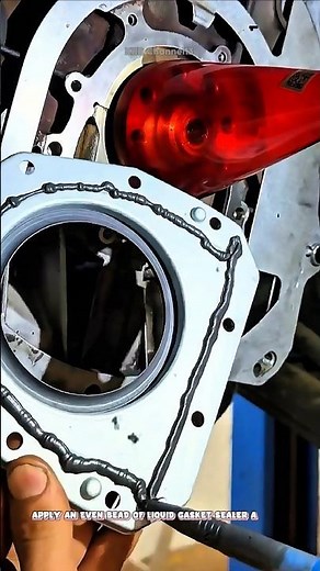 How to Install a Rear Main Seal#shorts #satisfying #mechanic #technique #repair #working
