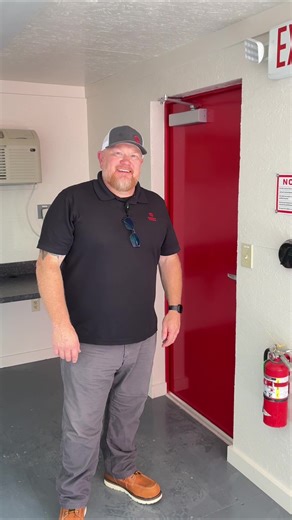 Trevor walks through the safety features we include in each of our mobile offices — from fire extinguishers to exit signs and smoke detectors. | SiteBox Storage