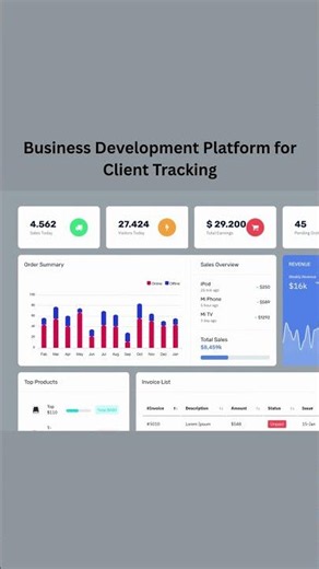 Business Development Platform for Client Tracking