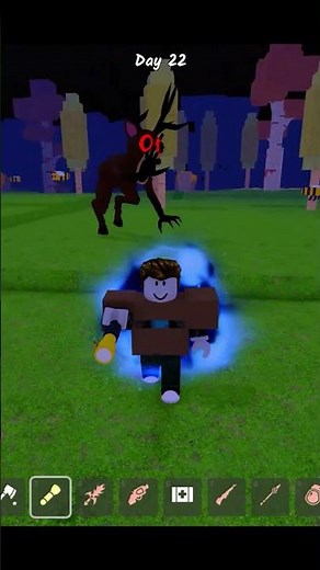 HUNGRY DEER vs BEE mini Biome in ROBLOX 99 Nights in the Forest #roblox #99nights #robloxedit