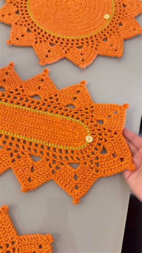 Click on the text above ⬆️ Crochet placemat step by step American crochet tutorial ￼
