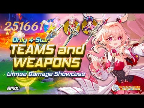 LINNEA F2P Team Early Access Showcase | 4-Star Characters & Weapons Showcase | Genshin Impact