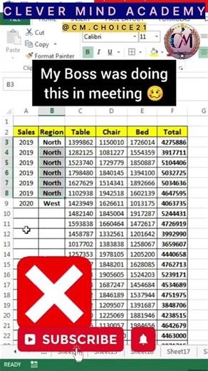 MASTER Excel with Shortcut Keys Now!#shorts #trending #excelshortcuts