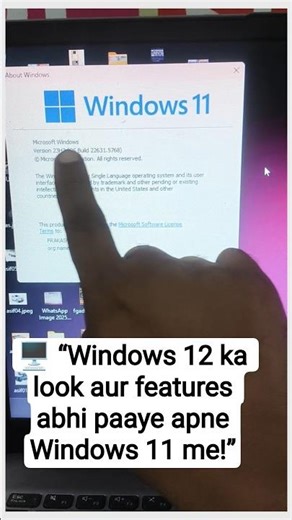 ⚙️ “Windows 11 ko Windows 12 me badle sirf 10 minut me!”