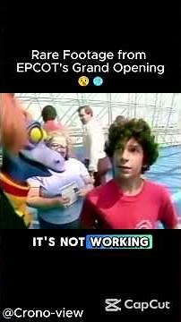 Step Back in Time: EPCOT's Historic Opening Day (October 1, 1982) 🏰🕰️