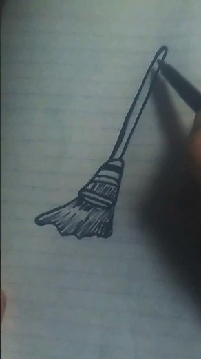 How to draw broom ?