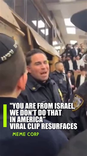 Meme Corp on Instagram: "A resurfaced video circulating online captures a tense moment between a New York police officer and individuals involved in an illegal construction dispute. In the clip, the officer firmly shuts down the situation, stating, “We don’t do that in America,” making clear that unauthorized actions—regardless of who is involved—are not permitted under U.S. law. The brief exchange has drawn renewed attention for its blunt tone and emphasis on equal enforcement of the rules. Sup