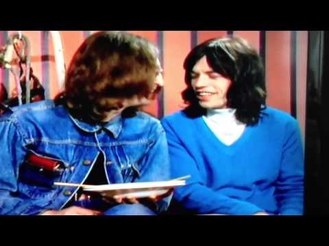 John Lennon and Mick Jagger together for the Rock n Roll Circus