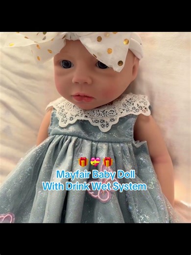 Cute 18inch full body silicone reborn baby doll girl with drink wet system #rebornbaby #reborndoll