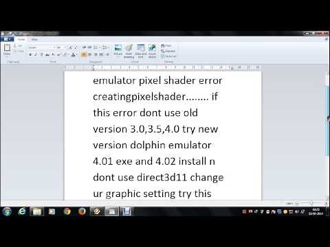 how to fix dolphin emulator pixel shader error creatingpixelshader.....
