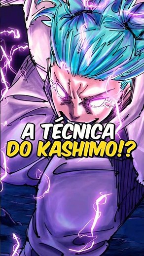 Técnica Amaldiçoada do Hajime Kashimo!! 🤔⚡em Jujutsu Kaisen