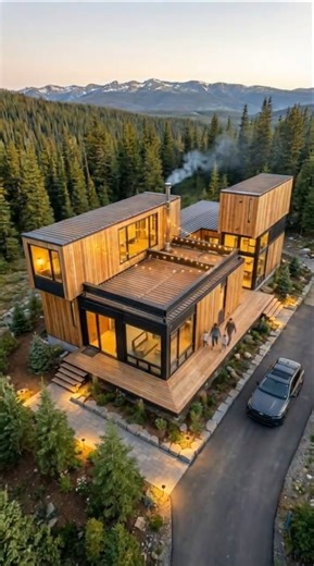 FROM MOUNTAIN VIEW TO CABIN CONTAINER LODGE | FULL CONSTRUCTION TIMELAPSE #construction