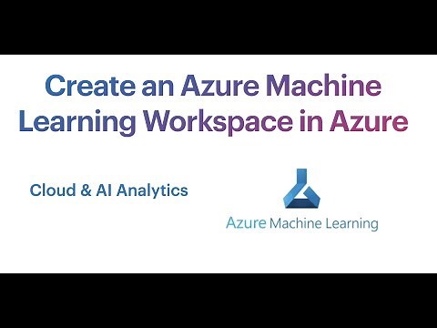 Create an Azure Machine Learning Workspace in Azure