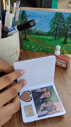 Scrapbook ❤️ #scrapbook #art #craft #minidiary #diyideas #trending #shortsyoutube #achichilagtiho