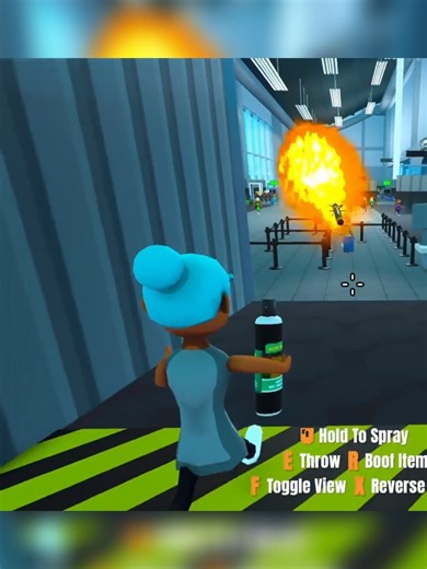 RUN AWAY!!💀💀 #airportsecurity #gaming #clips