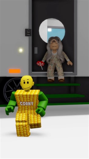 The Grumpy Lady Story #Roblox | Corny Blox