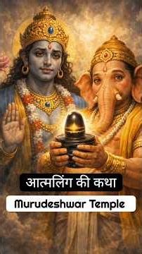 जब रावण को मिला आत्मलिंग | Murudeshwar Temple Story 🔱 #mahadev #devotionalshorts