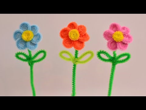 【100均DIY】モールで作るお花♡