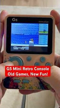 Playing Retro Games on the G5 Mini Console! | Classic Arcade Nostalgia Returns 🎮✨
