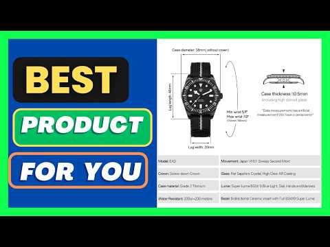 Watchdives EXD V2 Titanium Watch VH31 Sweep