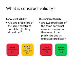 Validity of Tests & Measures - I/O Psychology Lecture 2 Part 6