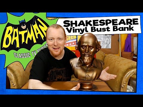 Diamond Select Batman 1966 Classic TV Series Shakespeare Bank Bust Unboxing