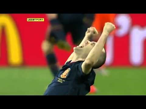 Iniesta goal in World Cup final. HD