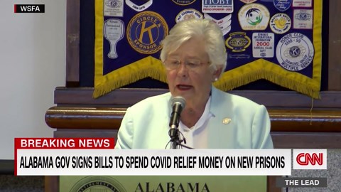 Alabama governor signs bill to use Covid-19 relief funds to build prisons